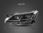 Vland Carlamp LED Headlights for Toyota Reiz Mark X 2010-2013 w/Sequential Indicator