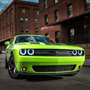 15-24 Dodge Challenger Vland RGB Dual Beam Projector Headlights Black [E-mark]