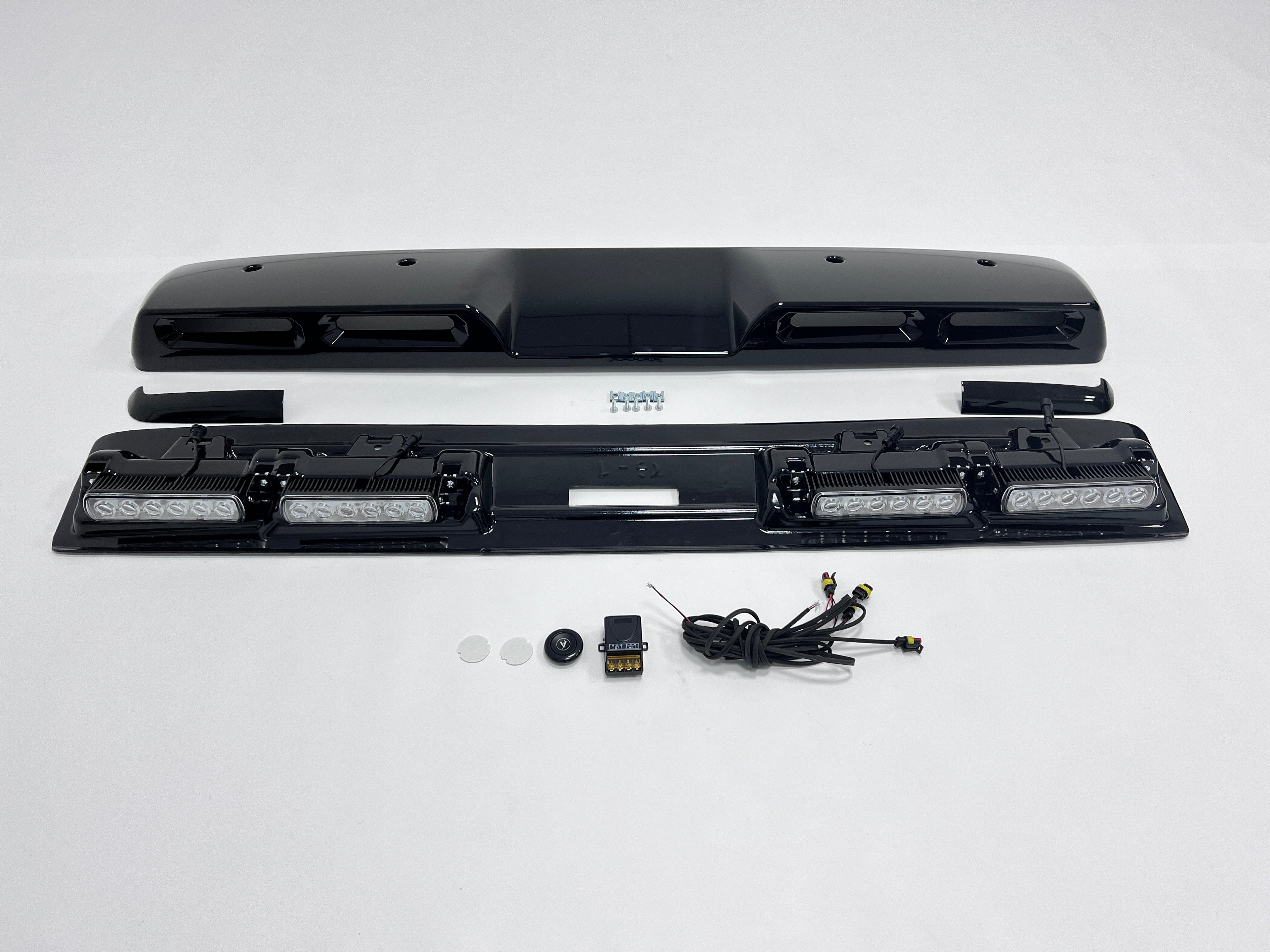 Front Spoiler with Light bar to Mercedes-Benz G-class W463A W464 G550 G63 2018+