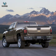 07-13 Chevrolet Silverado 1500 2500HD 3500HD 07-14 Sierra (Denali) 3500HD Dually Vland LED II Tail Lights With Red Turn Signal Clear