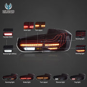 12-19 BMW F30 F80 3 Series Vland Laser Tail Lights CSL Style [E-mark]