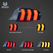 15-23 Ford Mustang 6th Gen (S550) Vland LED Upgrade Tail Lights W/5 Modes Turn Signals