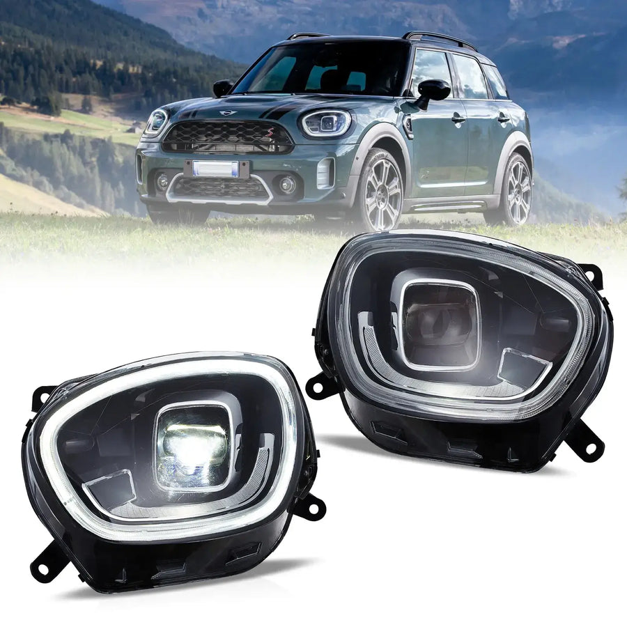 Buy Now 17-20 Mini Countryman F60 Vland Full LED Dual Beam Projector Headlights [E-mark] and upgrade car parts from SIR Tuning at the Best Price. Headlights, Tail lights, Bodykits, Navigations, Headlights and more - Fast & Free Shipping within Europe, US & Worldwide.