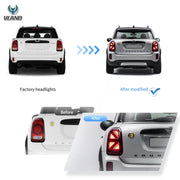 17-23 BMW Mini Countryman F60 VLAND Tail Lights FULL LED W/Sequential Turn Signal [E-mark]