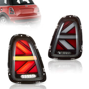 07-13 Mini Cooper (R56 R57 R58 R59) Vland II LED Tail Lights With Amber Sequential Turn Signal [E-mark]