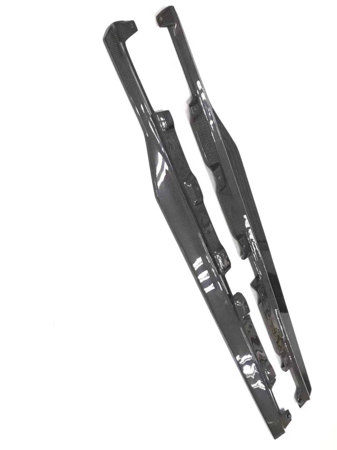 CARBON FIBER SIDE SKIRTS for AMG GT S COUPE C190 2014 - 2017