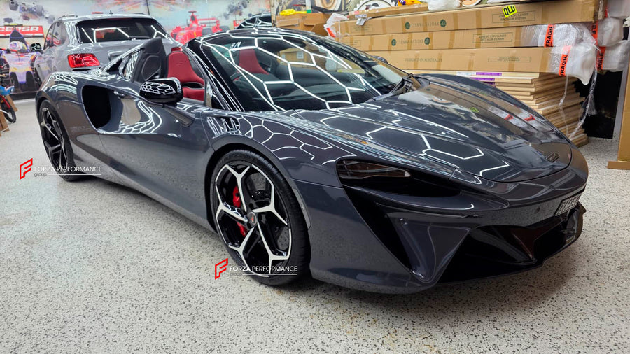 Buy Now 20 21 INCH FORGED WHEELS RIMS for MCLAREN ARTURA SPIDER 2025 and upgrade car parts from SIR Tuning at the Best Price. Headlights, Tail lights, Bodykits, Navigations, wheels and more - Fast & Free Shipping within Europe, US & Worldwide.