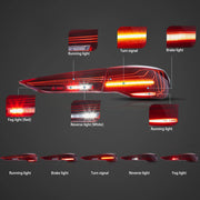 20-UP BMW 4 Series G22/G23/G26/G82/G83 Vland Laser Tail Lights [E-mark]