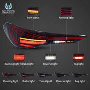 20-UP BMW 4 Series G22/G23/G26/G82/G83 Vland Laser Tail Lights [E-mark]
