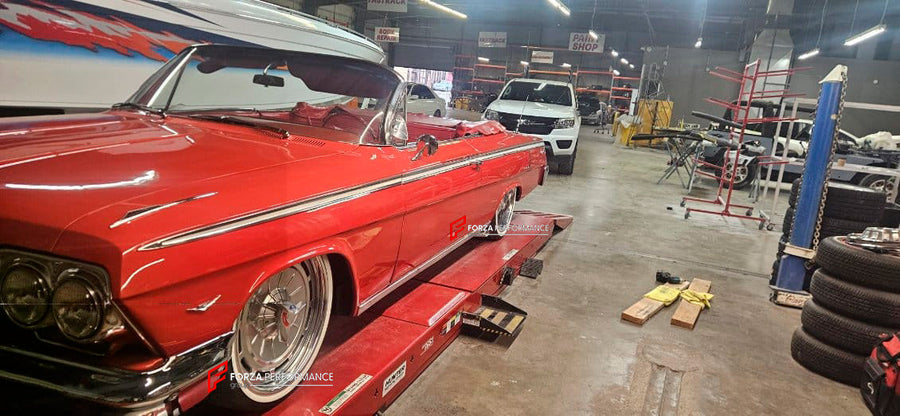 Buy Now 20 INCH FORGED CLASSIC WHEELS RIMS for CHEVROLET IMPALA 1962 and upgrade car parts from SIR Tuning at the Best Price. Headlights, Tail lights, Bodykits, Navigations, wheels and more - Fast & Free Shipping within Europe, US & Worldwide.