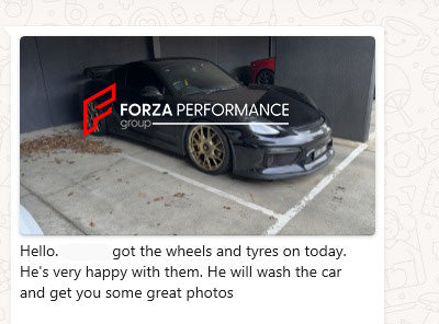 20 INCH FORGED WHEELS RIMS for PORSCHE CAYMAN GTS 981 2016