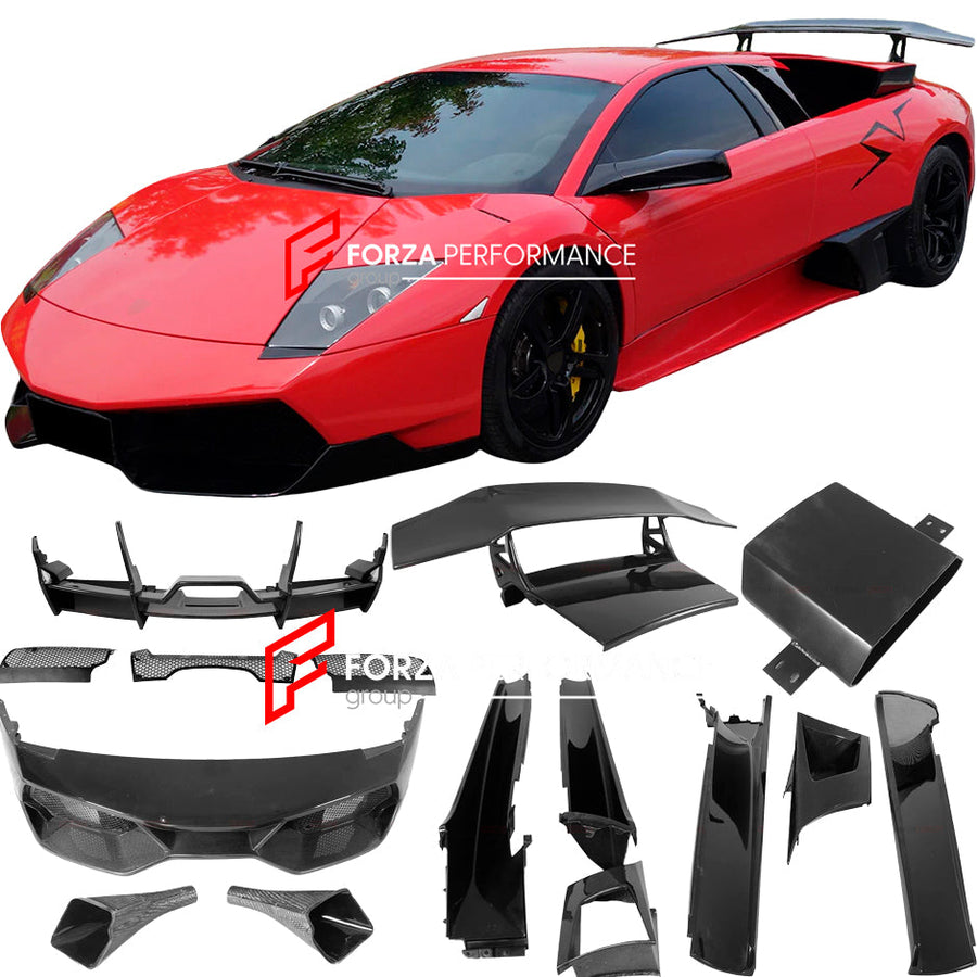 Buy Now CARBON BODY KIT for LAMBORGHINI MURCIELAGO LP640 LP670 2001 - 2010 and upgrade car parts from SIR Tuning at the Best Price. Headlights, Tail lights, Bodykits, Navigations, body kit and more - Fast & Free Shipping within Europe, US & Worldwide.