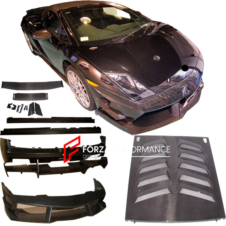 Buy Now CARBON BODY KIT for LAMBORGHINI GALLARDO LP550 LP560 LP570 LP570-4 2003 - 2014 and upgrade car parts from SIR Tuning at the Best Price. Headlights, Tail lights, Bodykits, Navigations, body kit and more - Fast & Free Shipping within Europe, US & Worldwide.