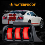 2005-2009 Ford Mustang 5th Gen S197 Vland LED Tail Lights Amber Sequential Turn Signal