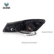 06-13 Lexus IS250 IS350 ISF IS300 220d 200d(XE20) Vland LED Tail Lights Upgraded