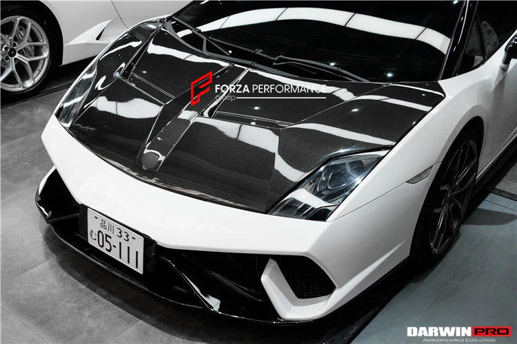 AUTHENTIC DARWINPRO CARBON FIBER HOOD BONNET for LAMBORGHINI GALLARDO LP550 LP560 LP570 2008 - 2012