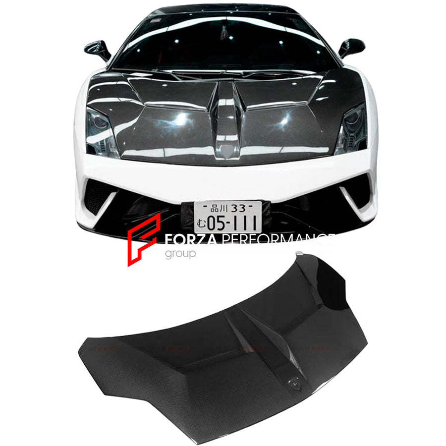 Buy Now AUTHENTIC DARWINPRO CARBON FIBER HOOD BONNET for LAMBORGHINI GALLARDO LP550 LP560 LP570 2008 - 2012 and upgrade car parts from SIR Tuning at the Best Price. Headlights, Tail lights, Bodykits, Navigations, body kit and more - Fast & Free Shipping within Europe, US & Worldwide.