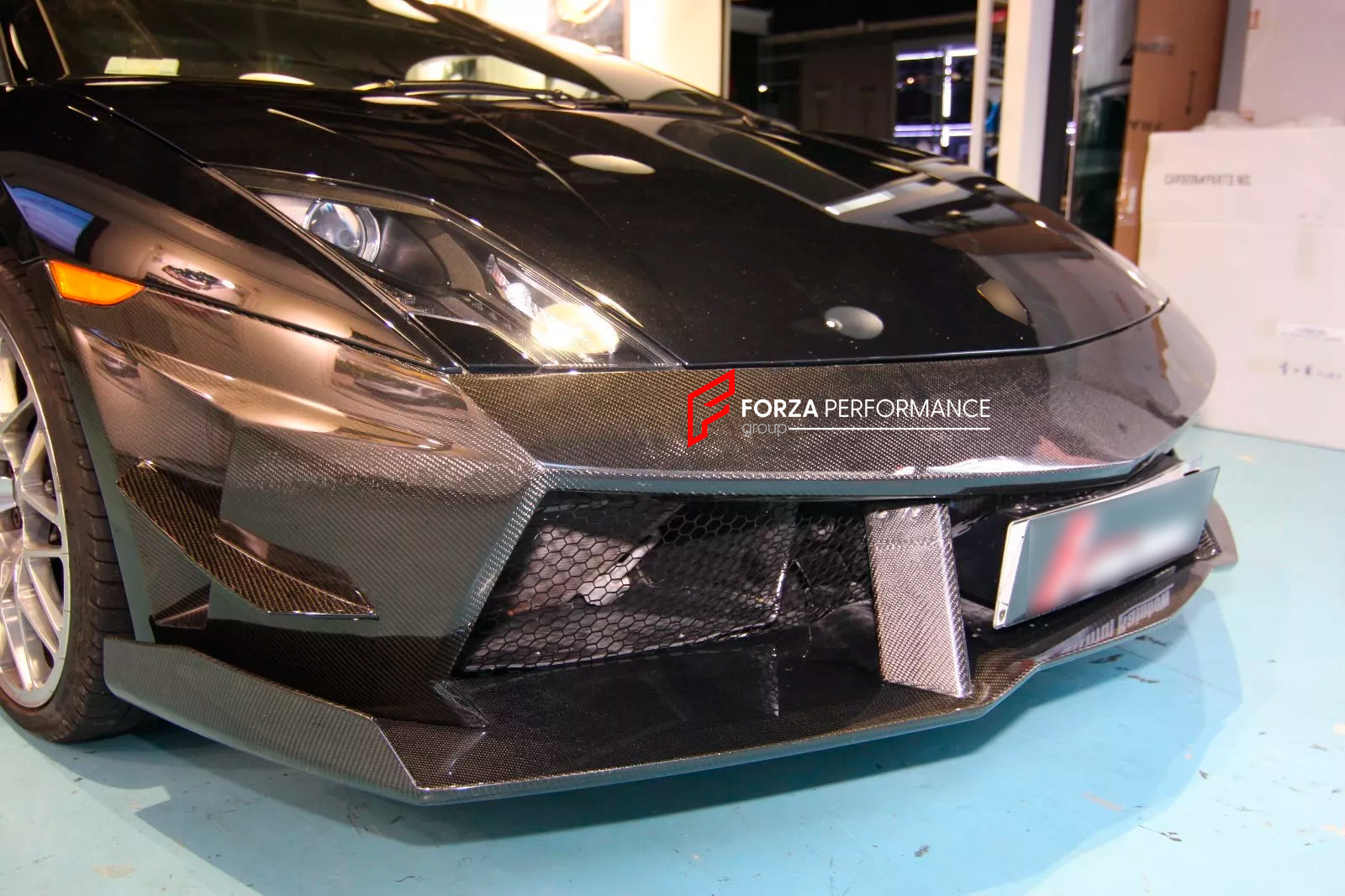 CARBON FRONT BUMPER for LAMBORGHINI GALLARDO LP550 LP560 LP570 LP570-4 2008 - 2014
