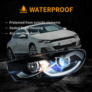 2009-2014 VW Scirocco LED Headlights With Start-up animation