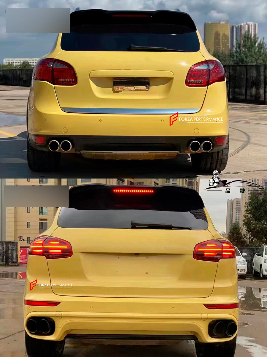 Buy Now CONVERSION REAR SIDE for PORSCHE CAYENNE 958.1 UPGRADE TO 958.2 and upgrade car parts from SIR Tuning at the Best Price. Headlights, Tail lights, Bodykits, Navigations, body kit and more - Fast & Free Shipping within Europe, US & Worldwide.