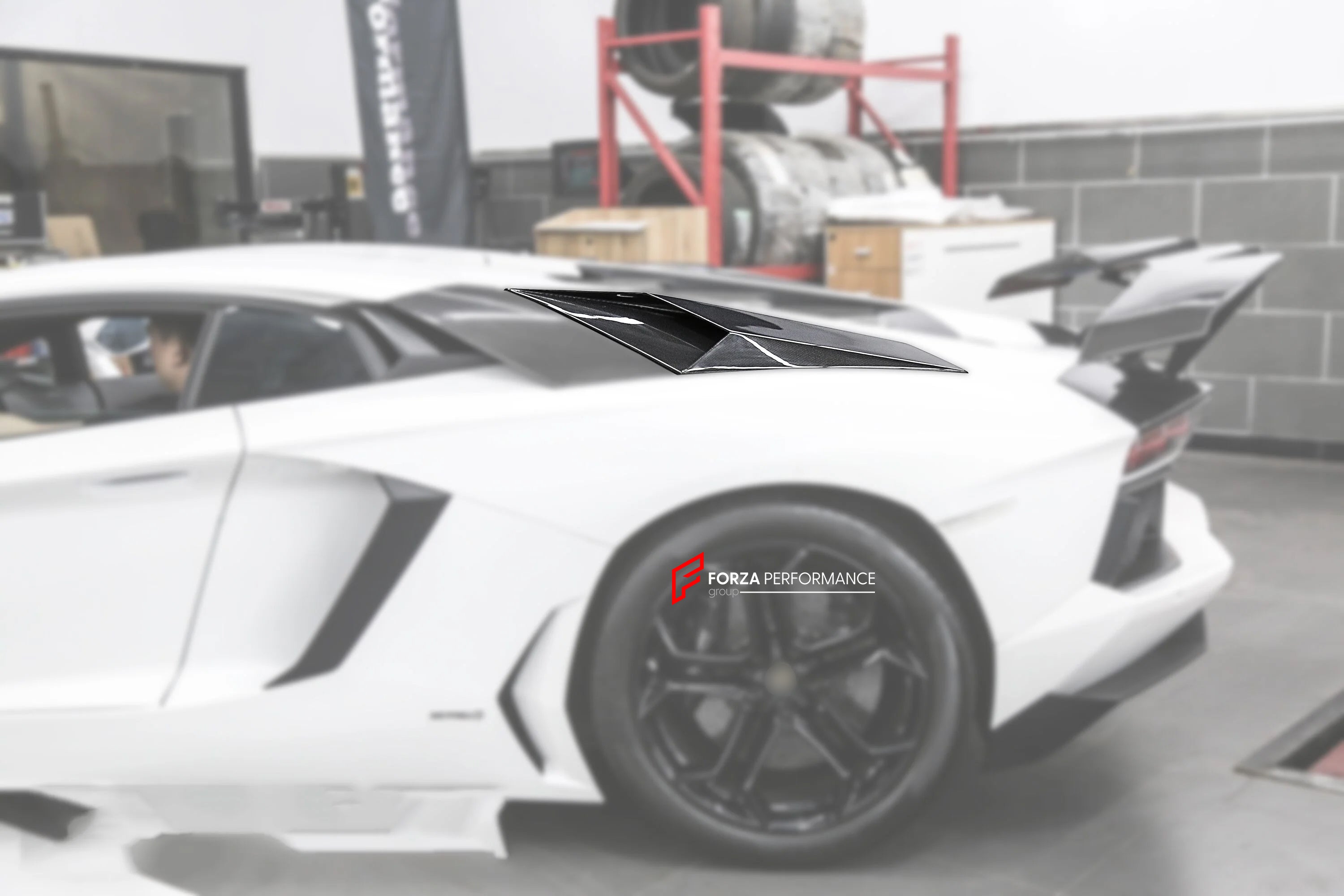 CARBON REAR SIDE SCOOPS for LAMBORGHINI AVENTADOR LP700 LP740 2011 - 2017