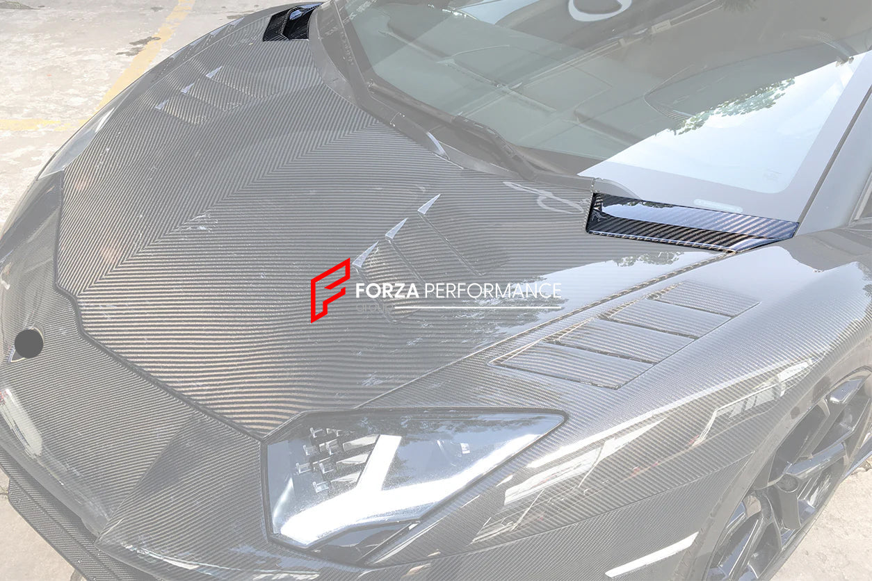 AUTHENTIC DARWINPRO CARBON FRONT HOOD VENTS for LAMBORGHINI AVENTADOR LP700 LP740 2011 - 2017
