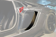 AUTHENTIC DARWINPRO CARBON QUARTER PANEL SIDE VENT TRIMS for LAMBORGHINI AVENTADOR LP700 LP720 LP750SV 2011 - 2017