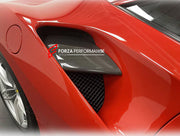 CARBON AIR VENTS COVER for FERRARI 488 GTB SPIDER 2015 - 2019