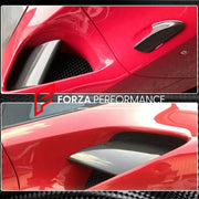 CARBON AIR VENTS COVER for FERRARI 488 GTB SPIDER 2015 - 2019