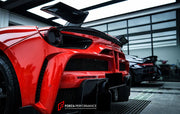CARBON REAR DIFFUSER for FERRARI 488 SPIDER F8 2015 - 2019