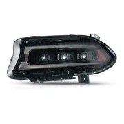 2015-2023 Dodge Charger Vland Bi-LED Projectors Headlights Black