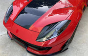 DRY CARBON HEADLIGHTS AIR VENTS for FERRARI 812 SUPERFAST GTS 2017 - 2024