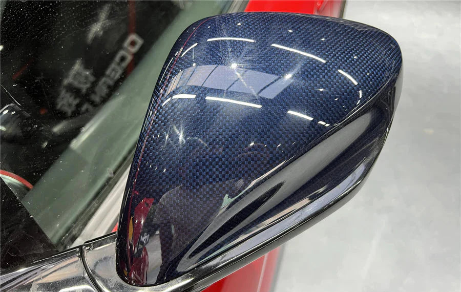 DRY CARBON SIDE MIRROR COVERS for FERRARI 812 SUPERFAST GTS 2017 - 2024