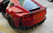 Rear Bonnet Lower Insert for 2018-UP Ferrari 812 Superfast | GTS OE Style