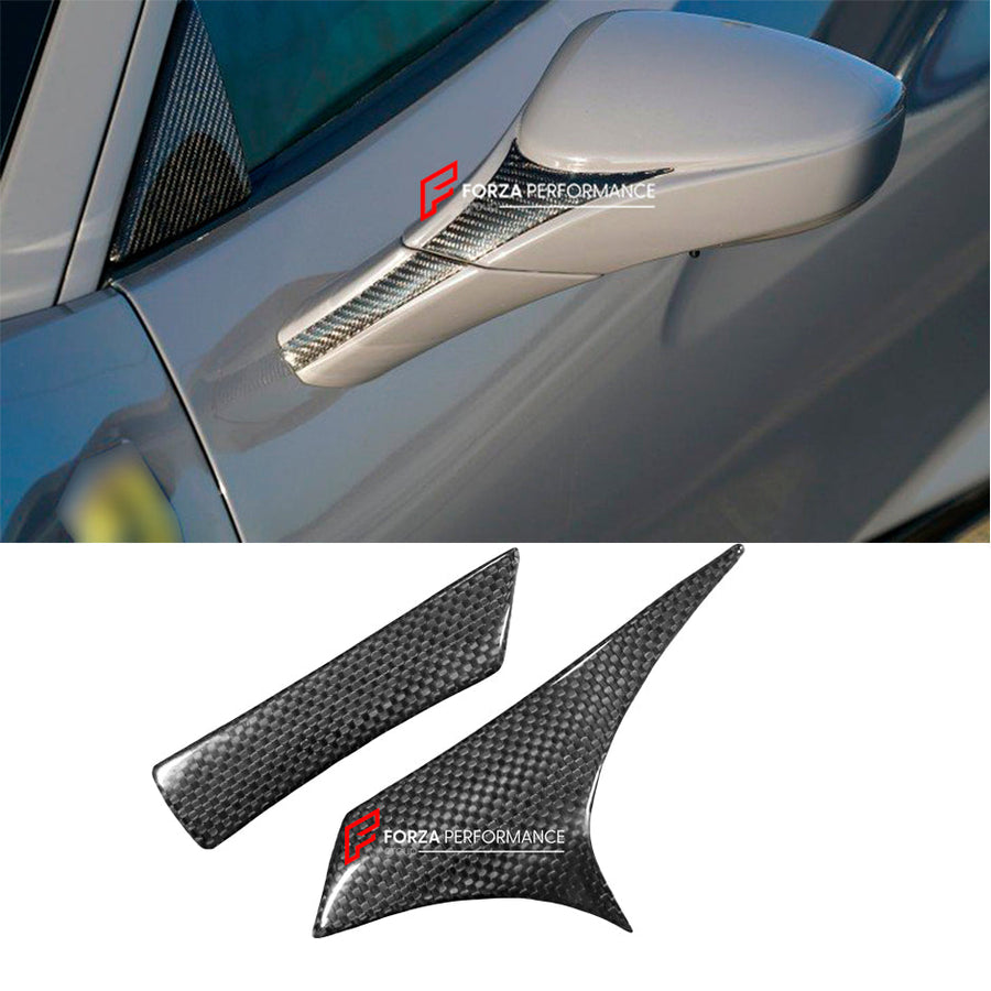 Buy Now CARBON SIDE MIRROR COVER TRIMS for FERRARI F8 TRIBUTO SPIDER 2019 - 2023 and upgrade car parts from SIR Tuning at the Best Price. Headlights, Tail lights, Bodykits, Navigations, body kit and more - Fast & Free Shipping within Europe, US & Worldwide.