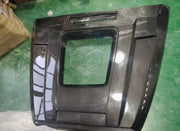 Carbon hood scoop transparent with glass for Mercedes-Benz G-class G400 G500 G450 G63 G550