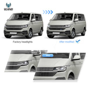 VW Transporter T6.1 2019-2024 Vland LED Headlights [E-mark]
