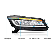 VLAND Full LED Headlights For 2008-2012 Honda Accord 8th Gen W/Dynamic&Sequential