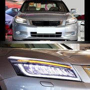 VLAND Full LED Headlights For 2008-2012 Honda Accord 8th Gen W/Dynamic&Sequential
