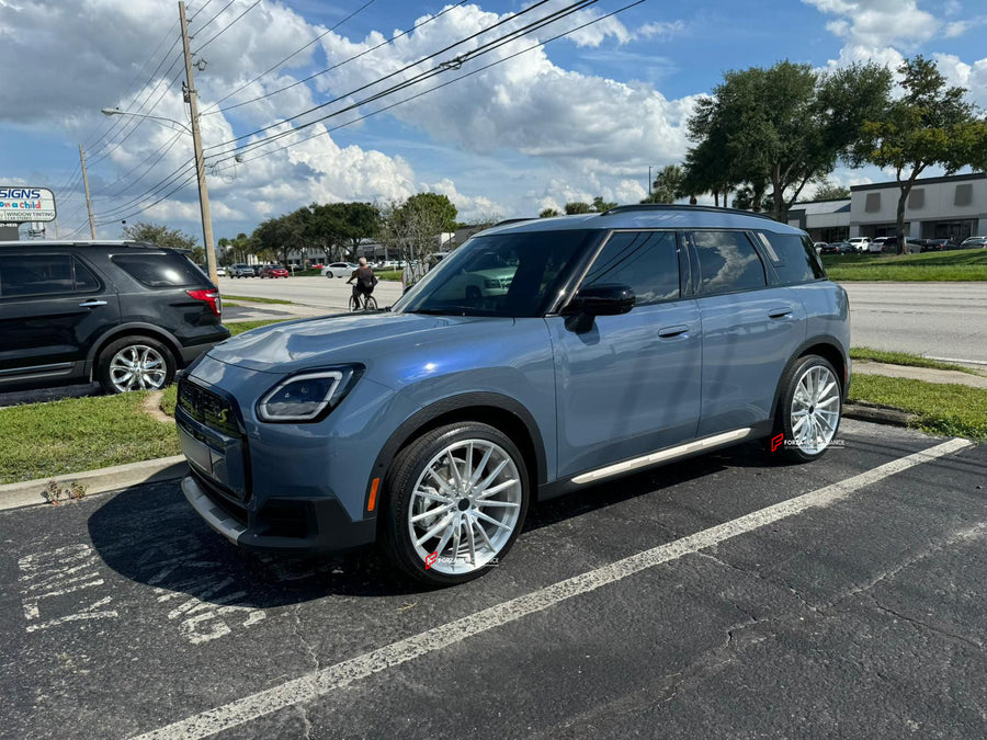Buy Now 21 INCH FORGED WHEELS RIMS for MINI COUNTRYMAN SE 2025 and upgrade car parts from SIR Tuning at the Best Price. Headlights, Tail lights, Bodykits, Navigations, wheels and more - Fast & Free Shipping within Europe, US & Worldwide.