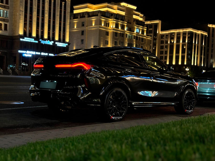 Buy Now 21 22 INCH FORGED WHEELS RIMS for BMW X6M F96 LCI 2025 and upgrade car parts from SIR Tuning at the Best Price. Headlights, Tail lights, Bodykits, Navigations, wheels and more - Fast & Free Shipping within Europe, US & Worldwide.