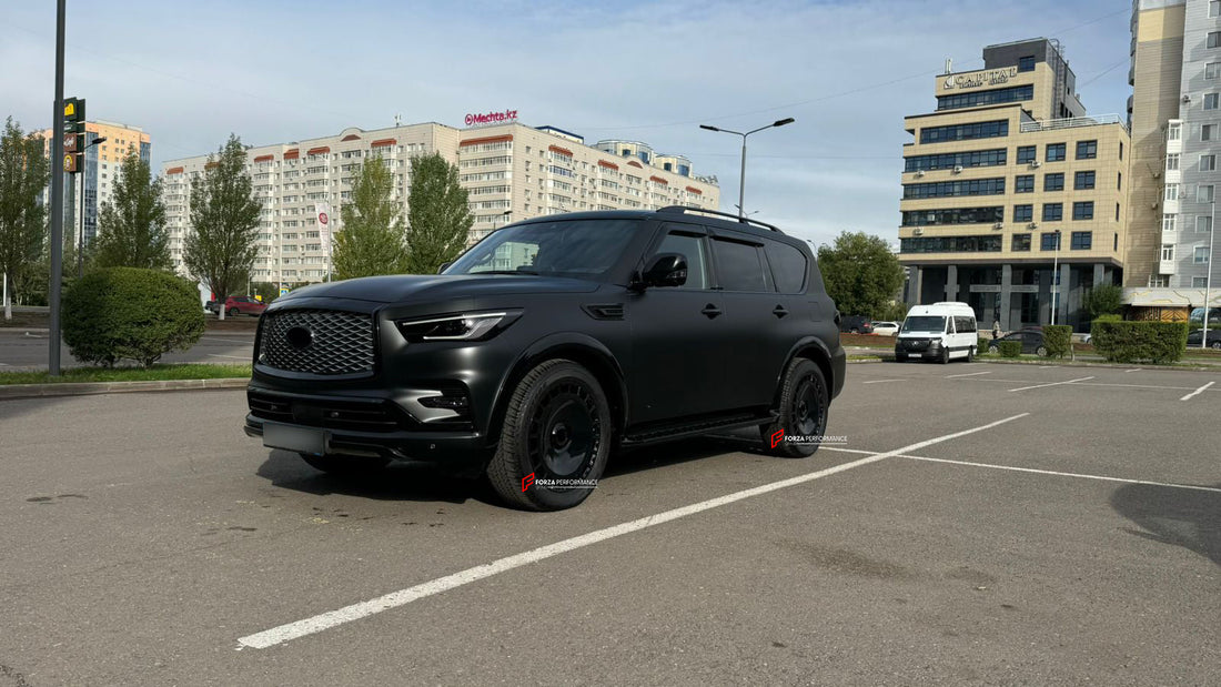 Buy Now 22 INCH FORGED WHEELS RIMS for INFINITI QX80 2021 and upgrade car parts from SIR Tuning at the Best Price. Headlights, Tail lights, Bodykits, Navigations, wheels and more - Fast & Free Shipping within Europe, US & Worldwide.