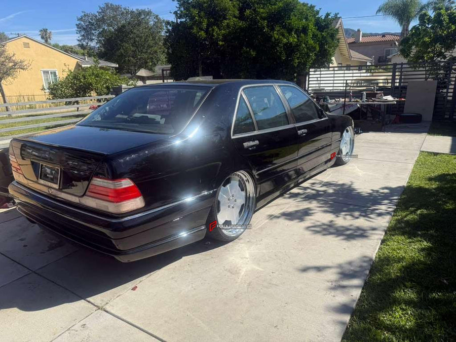 Buy Now 22 INCH FORGED WHEELS RIMS for MERCEDES BENZ S CLASS W140 1997 and upgrade car parts from SIR Tuning at the Best Price. Headlights, Tail lights, Bodykits, Navigations, wheels and more - Fast & Free Shipping within Europe, US & Worldwide.