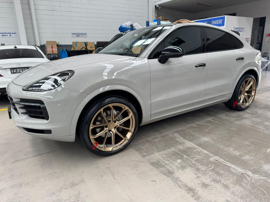 Buy Now 22 INCH FORGED WHEELS RIMS for PORSCHE CAYENNE COUPE 9YB 2024 and upgrade car parts from SIR Tuning at the Best Price. Headlights, Tail lights, Bodykits, Navigations, wheels and more - Fast & Free Shipping within Europe, US & Worldwide.