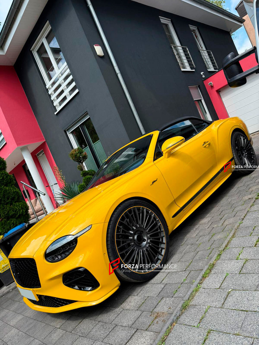 Buy Now 23 INCH FORGED WHEELS RIMS for BENTLEY CONTINENTAL GTC 2025 and upgrade car parts from SIR Tuning at the Best Price. Headlights, Tail lights, Bodykits, Navigations, wheels and more - Fast & Free Shipping within Europe, US & Worldwide.