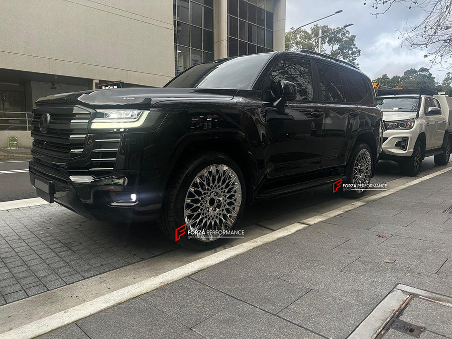 Buy Now 23 INCH FORGED WHEELS RIMS for TOYOTA LAND CRUISER 300 LC300 2025 and upgrade car parts from SIR Tuning at the Best Price. Headlights, Tail lights, Bodykits, Navigations, wheels and more - Fast & Free Shipping within Europe, US & Worldwide.