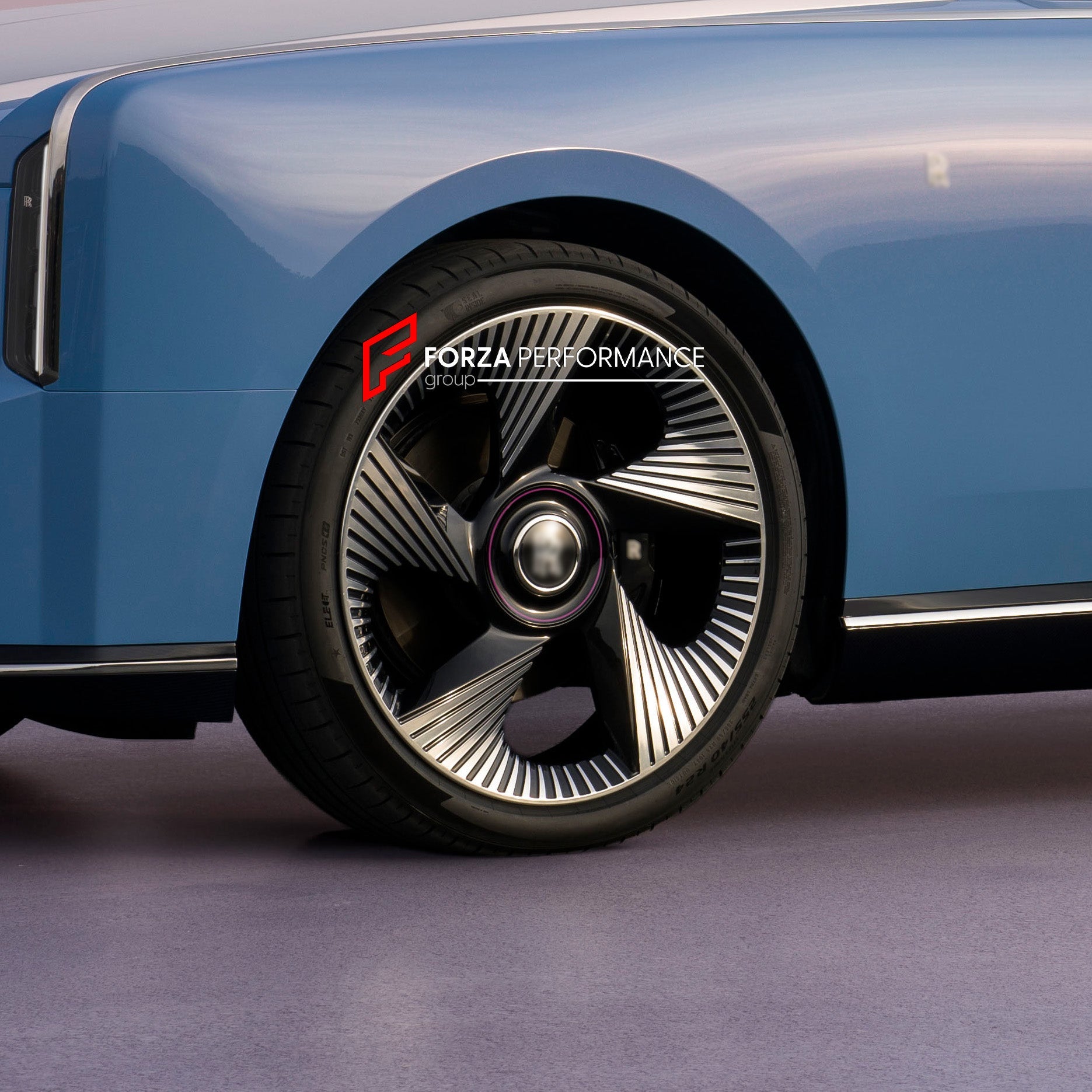 24 INCH FORGED WHEELS RIMS for ROLLS ROYCE PROJECT NIGHTINGALE COACHBUILD