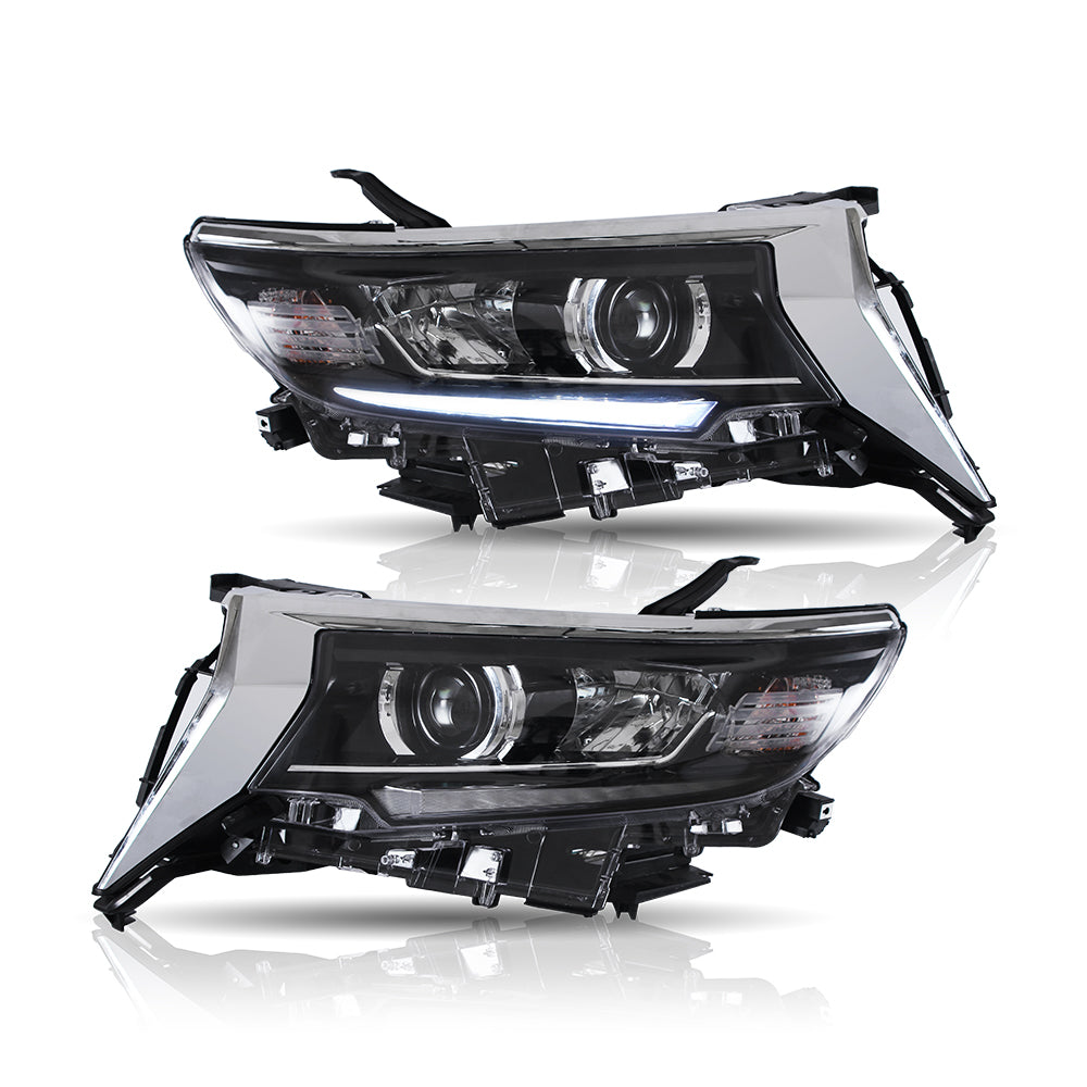 Vland Carlamp LED Projector Headlights for Toyota Land Crusier Prado 2016-2021 | Vland