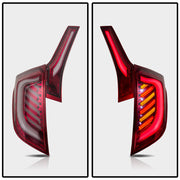 VLAND Full LED Tail Lights for Honda Fit / Jazz (GK5) 2014-2020 (Plug and Play. No Need Bulbs)