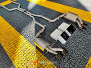 VALVED EXHAUST CATBACK MUFFLER for Mercedes-Benz W204 C63